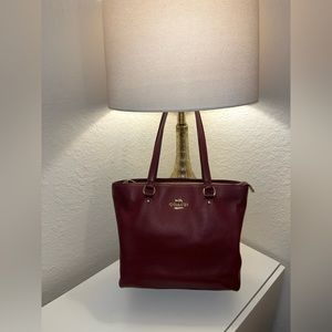 Maroon burgundy Coach Purse ON PAUSE FOR BUY